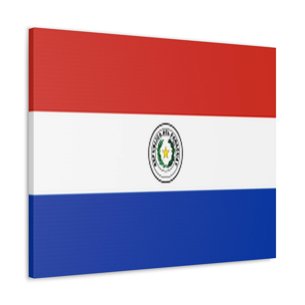 Paraguay Country Flag Canvas Vibrant Wall Art Unframed Home Decor